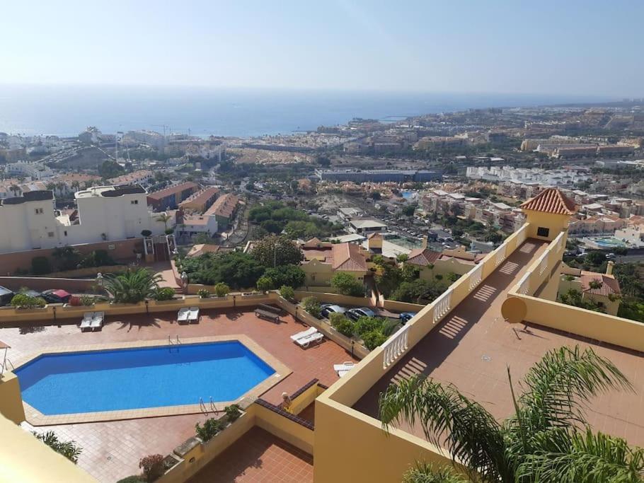 Apartamento Con Impresionantes Vistas Y Piscina Адехе Экстерьер фото