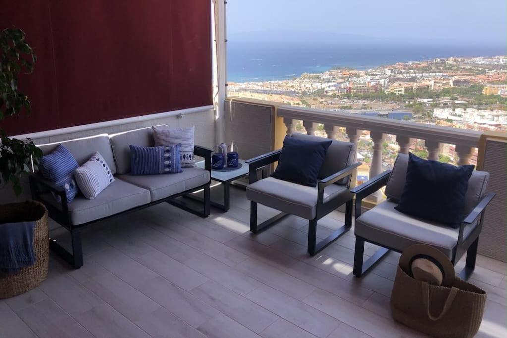 Apartamento Con Impresionantes Vistas Y Piscina Адехе Экстерьер фото