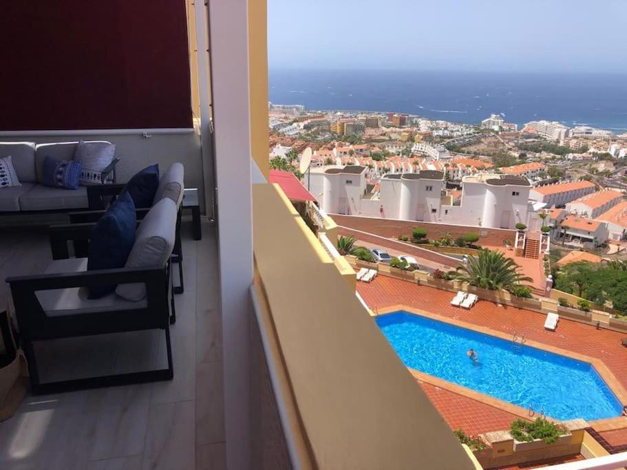 Apartamento Con Impresionantes Vistas Y Piscina Адехе Экстерьер фото