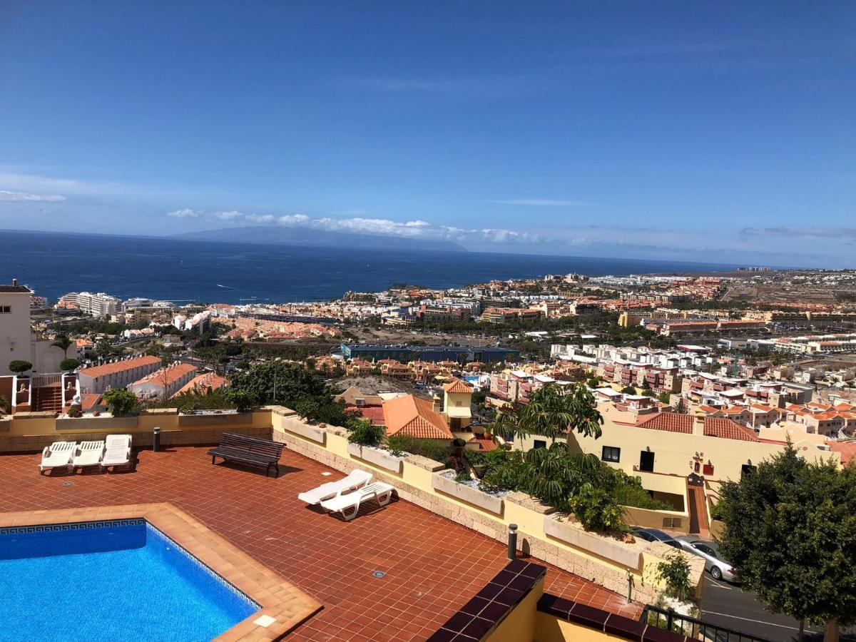 Apartamento Con Impresionantes Vistas Y Piscina Адехе Экстерьер фото